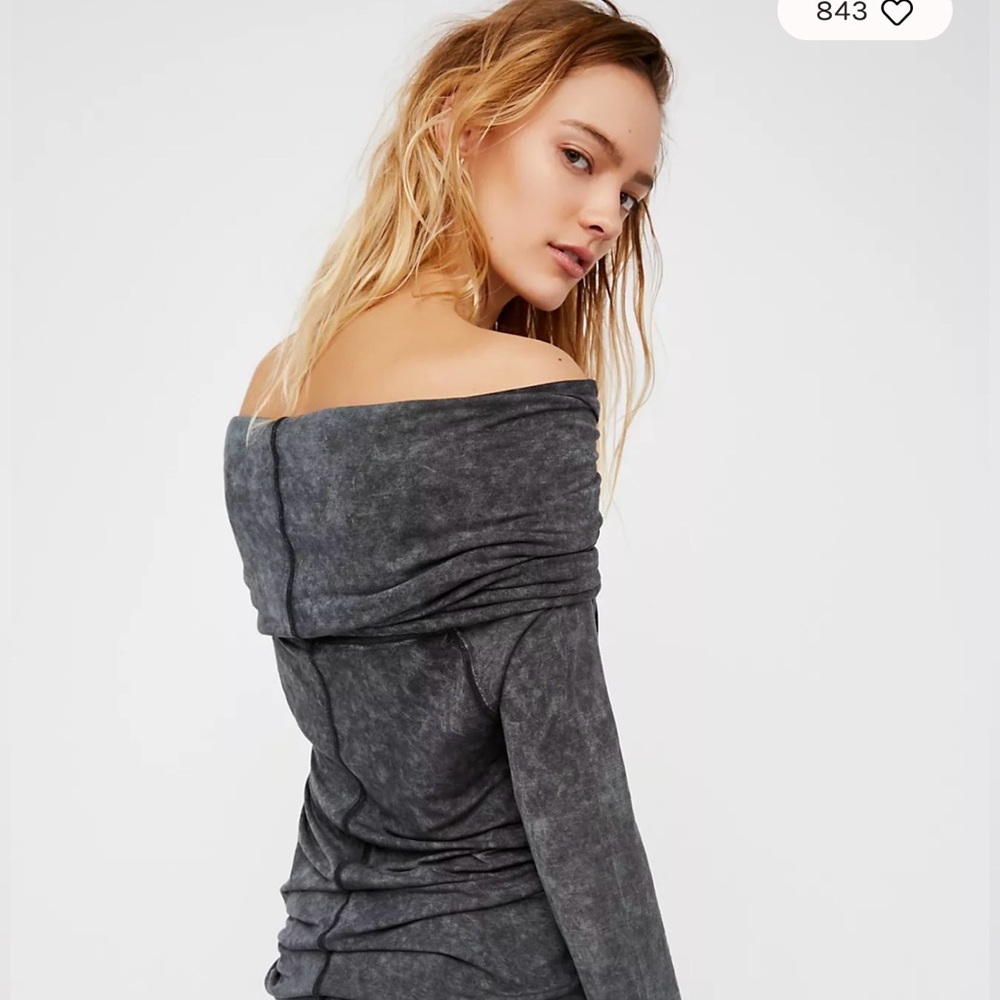 Free People Cosmo Neck Cowl Top